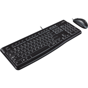 LOGITECH MK120 WIRED DESKTOP COMBO - BLACK